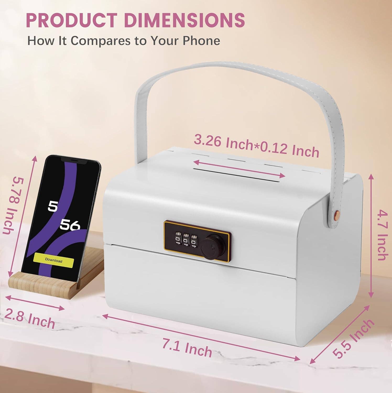 VIGOR - Wholesale Money/Piggy Bank - Kids & Baby - Money Safe and Cash Lock Box for Kids, Small Metal Security1