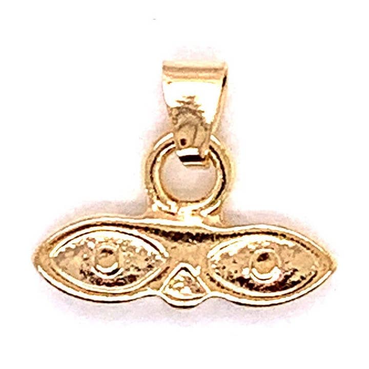 Eye of Saint Lucia Good Luck Eye Evil Eye, Evil Eye Jewelry Protection Eye Religious Charm, Bulk Charms, Gold Filled Charms, Wholesale Charm for wholesale by The Bead Bazaar