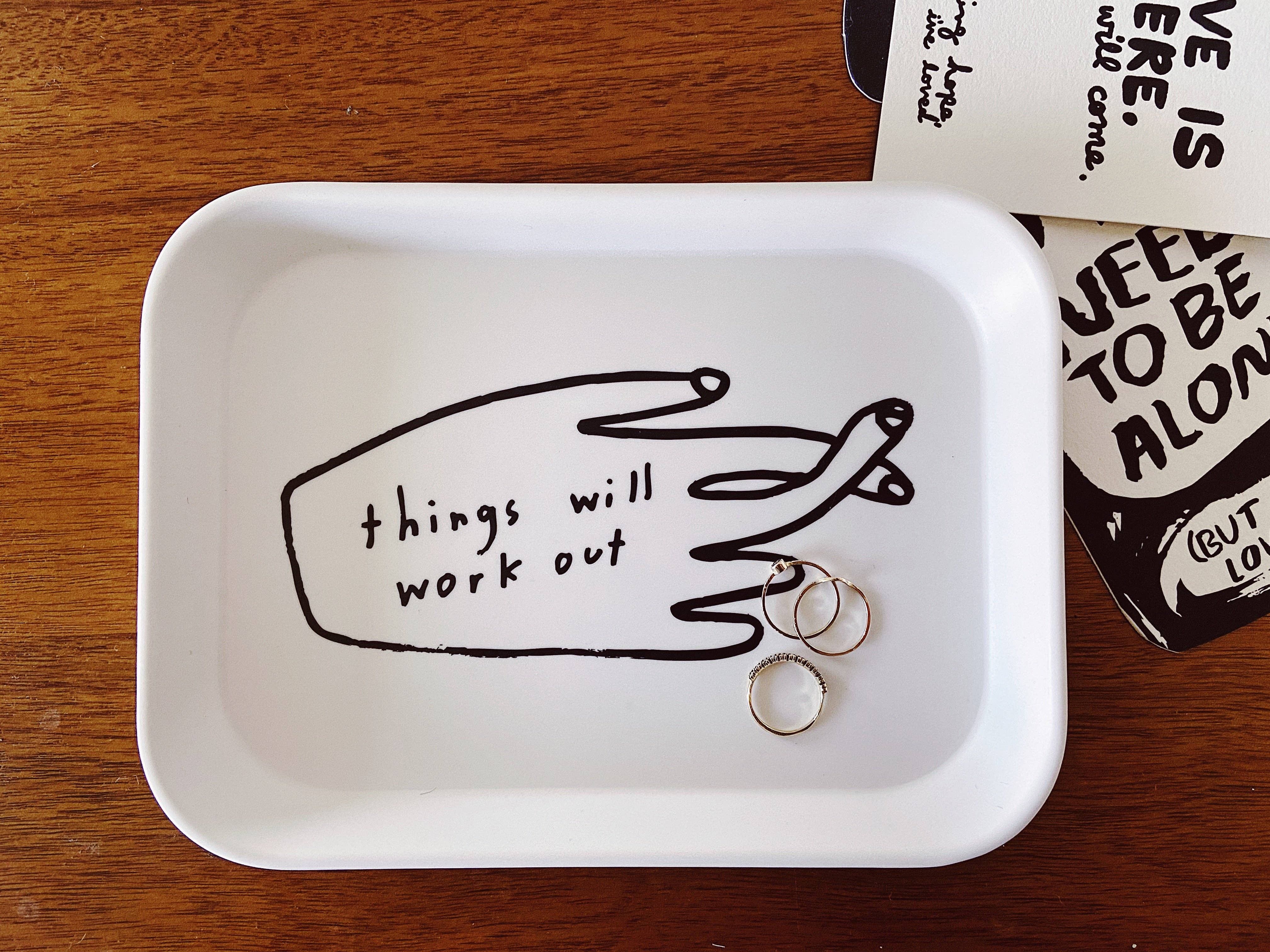 People I've Loved – wholesale Decorative tray – Things Will Work Out Tray2