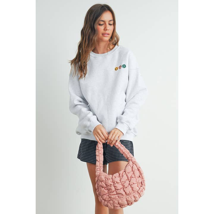 BUTTERMELON - Wholesale Shoulder Bag - Women's - Quilted Cloud Shoulder Bag - BMB7454