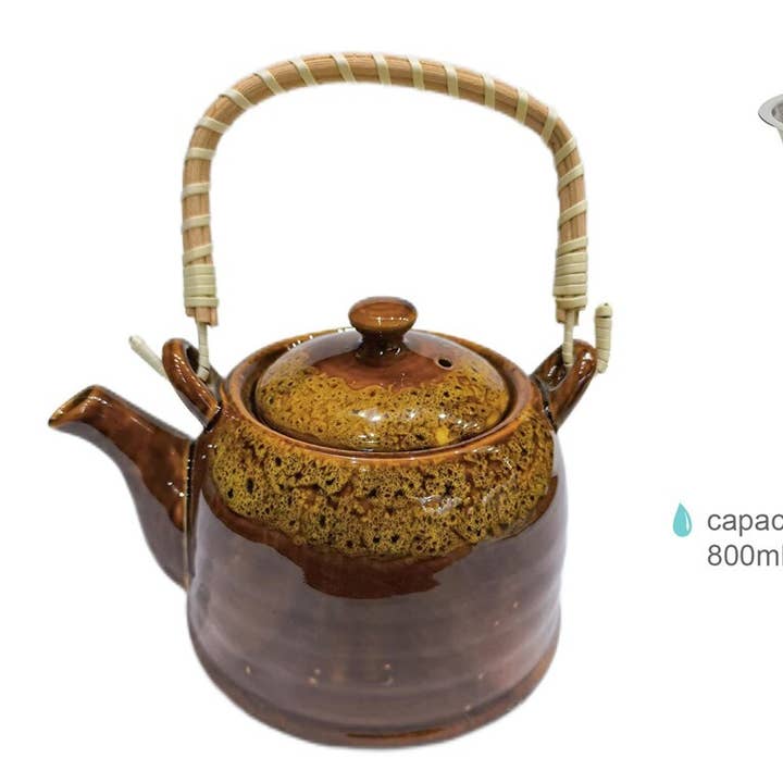 Esoterica Arte - Wholesale Tea Pot - Ceramic Bule Dec. 800ml #153