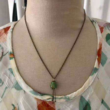 Fuchsia Bloom Studio - Wholesale Pendant/Charm Necklace - Small Tulip Necklace Flower Jewelry1