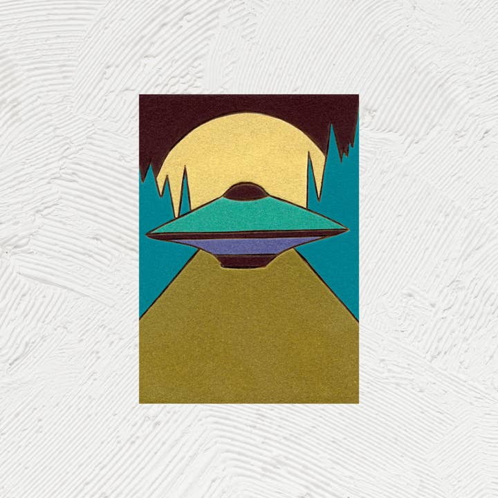 Landing, 4.25x6 Inch 16pt Textured Postcard for wholesale by Backseat Window