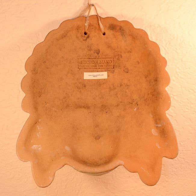 Xula Handmade - Vente Décoration murale - Masque aztèque en céramique - Art mural mexicain3