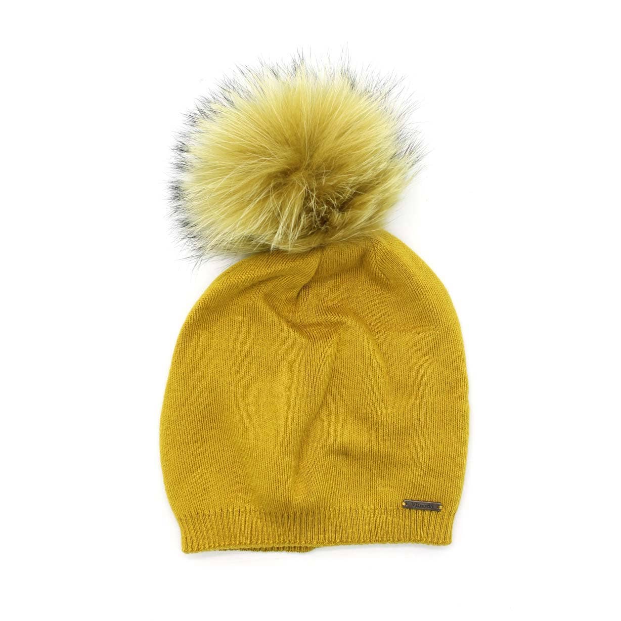 Vimoda - Vente Bonnet – femme - Bonnet avec pompon amovible12