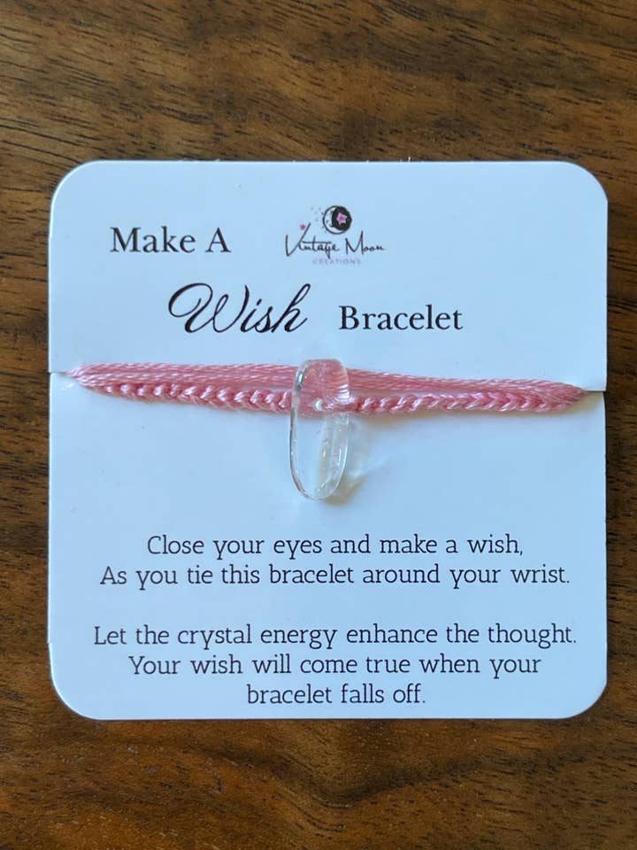 “Make A Wish” Bracelets for wholesale by Vintage Moon Creations
