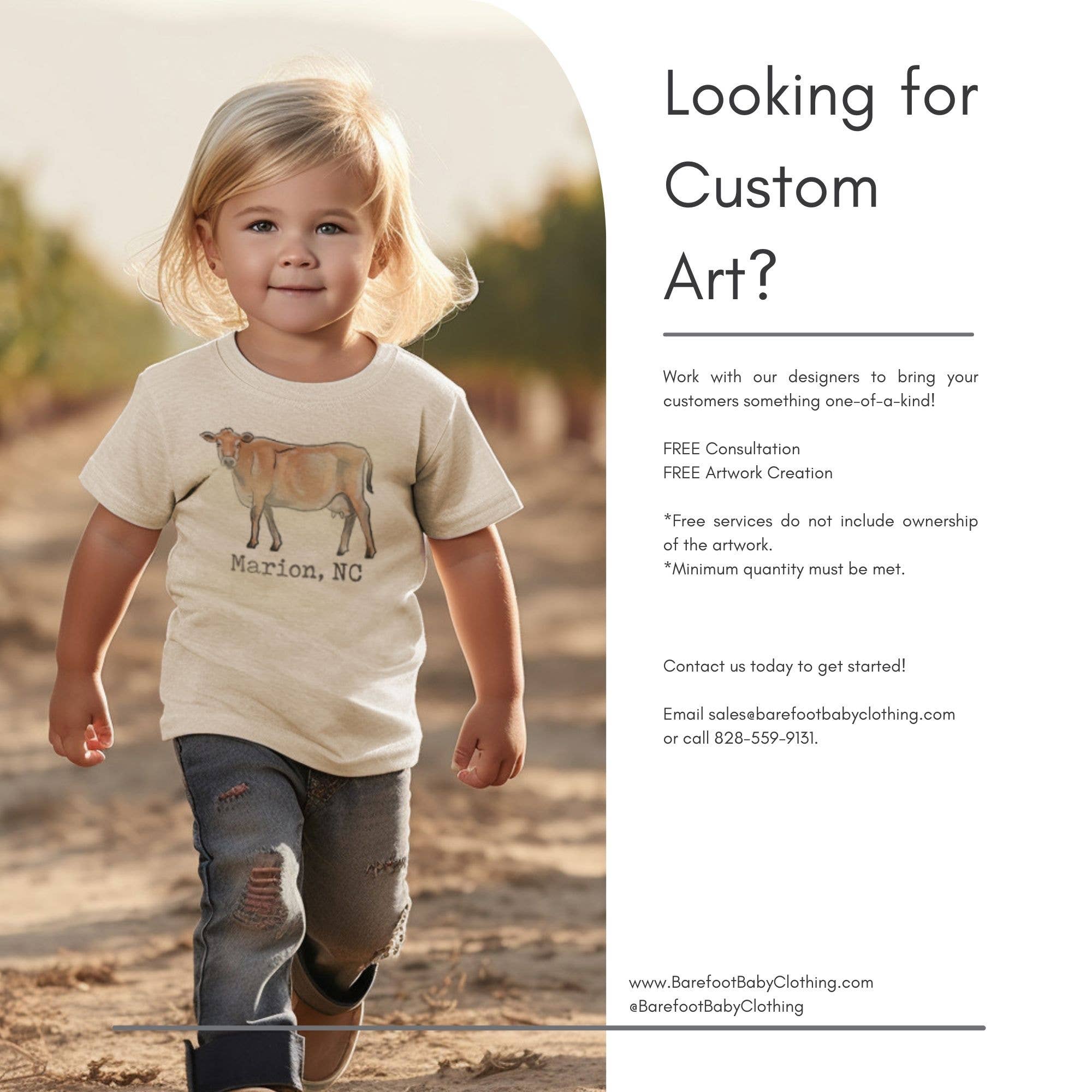 Barefoot Baby - Wholesale Screen Printed T-Shirt - Women's - CUSTOM Forager Mommy and Me Outdoor Summer Hiking Shirt2