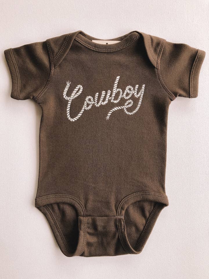Daffodilly - Wholesale Bodysuit (Non-Footed) - Baby - cowboy onesie