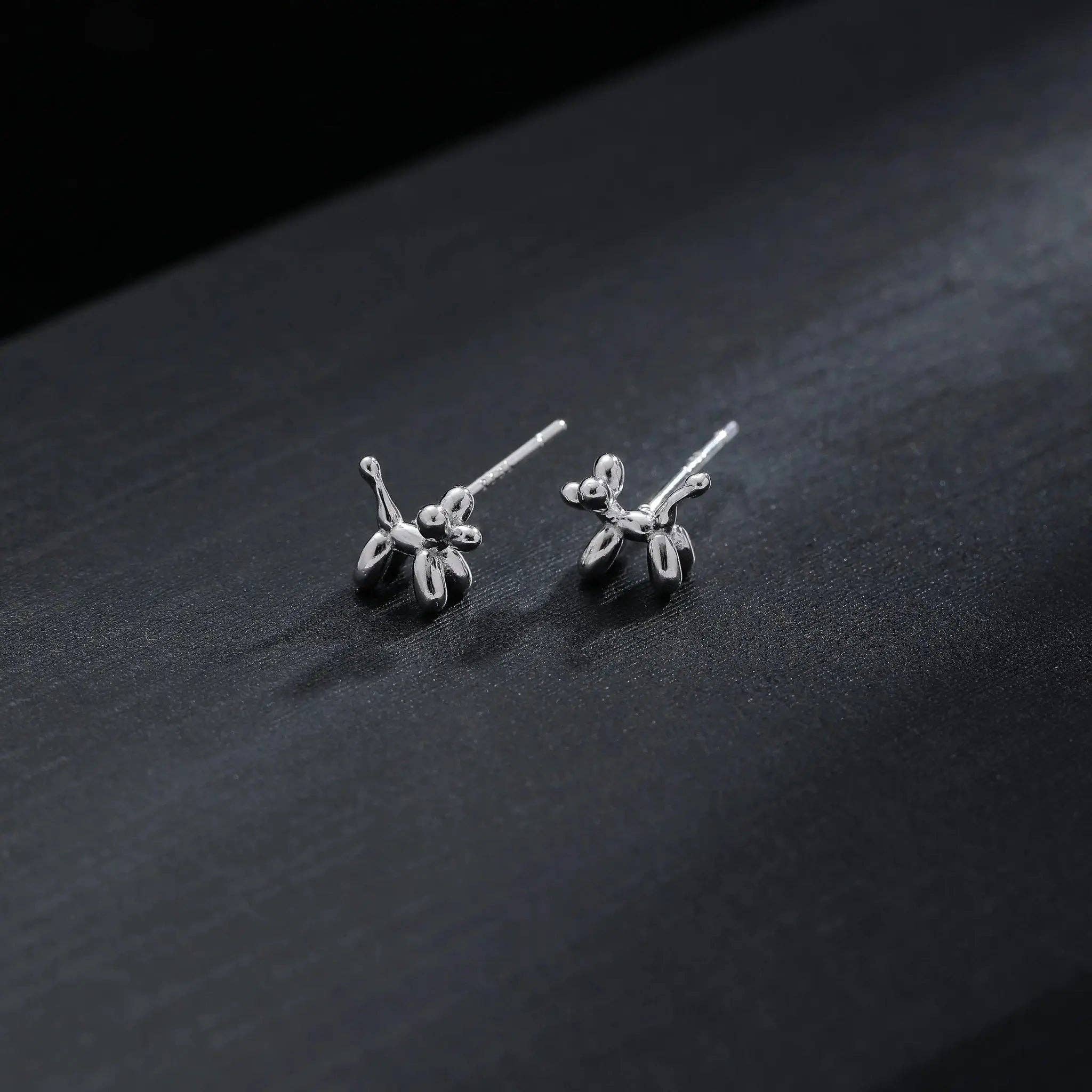 Moclein - Wholesale Stud/Post Earrings - Balloon Dog Minimalistic Stud Earrings5