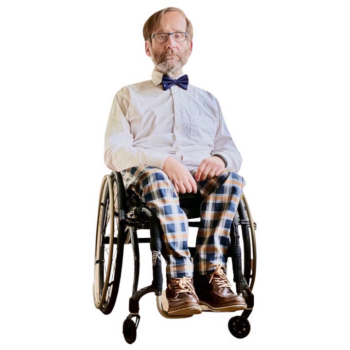 Tailored fine trousers from the clothing collection HUMAN for wholesale by Wheelwear