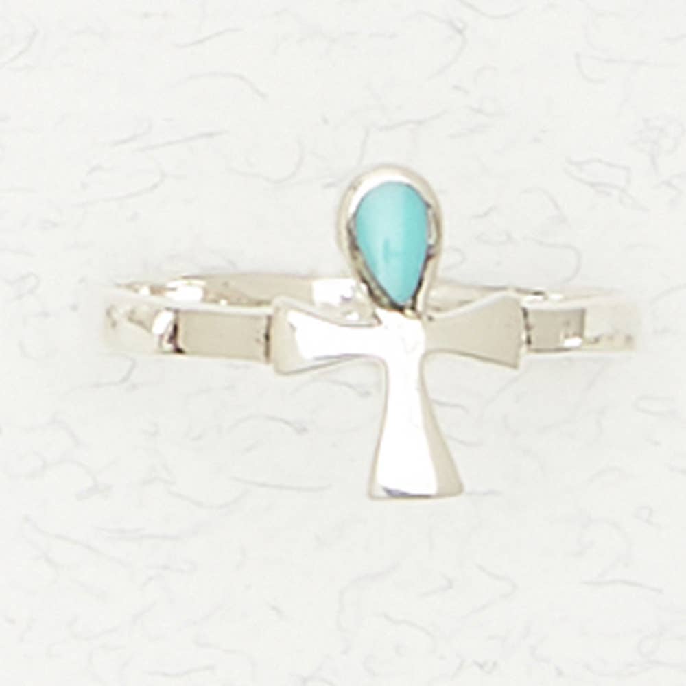 Nirvana LLC - Wholesale Cocktail/Statement Ring - Sterling Silver Ring - Ankh0