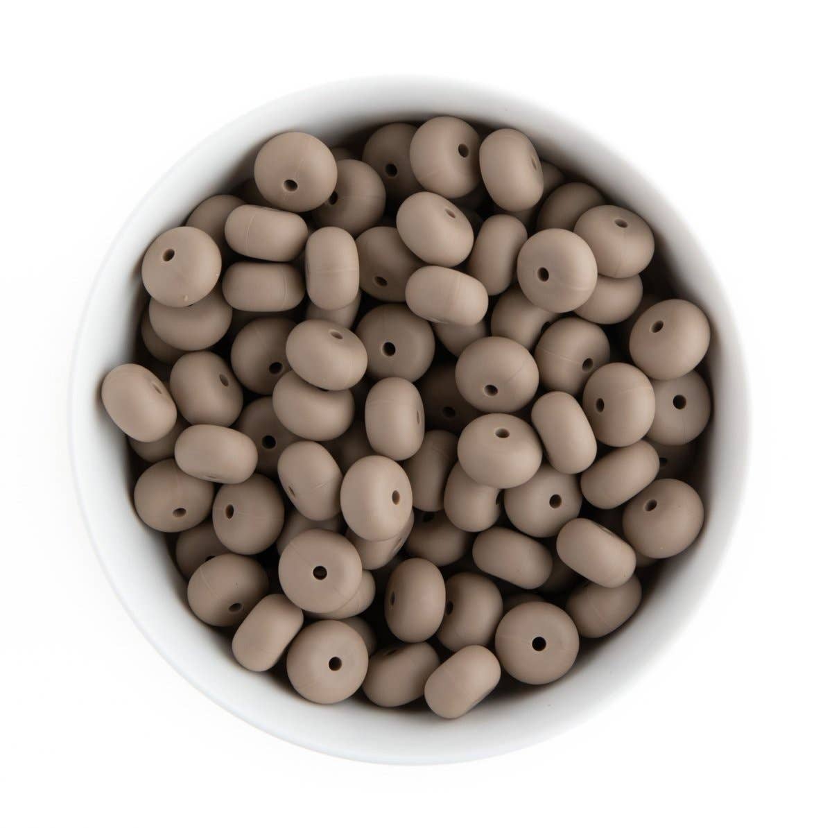 Cara & Co Silicone Craft Supply – wholesale Pärlor – 14 mm abacusformade silikonpärlor6