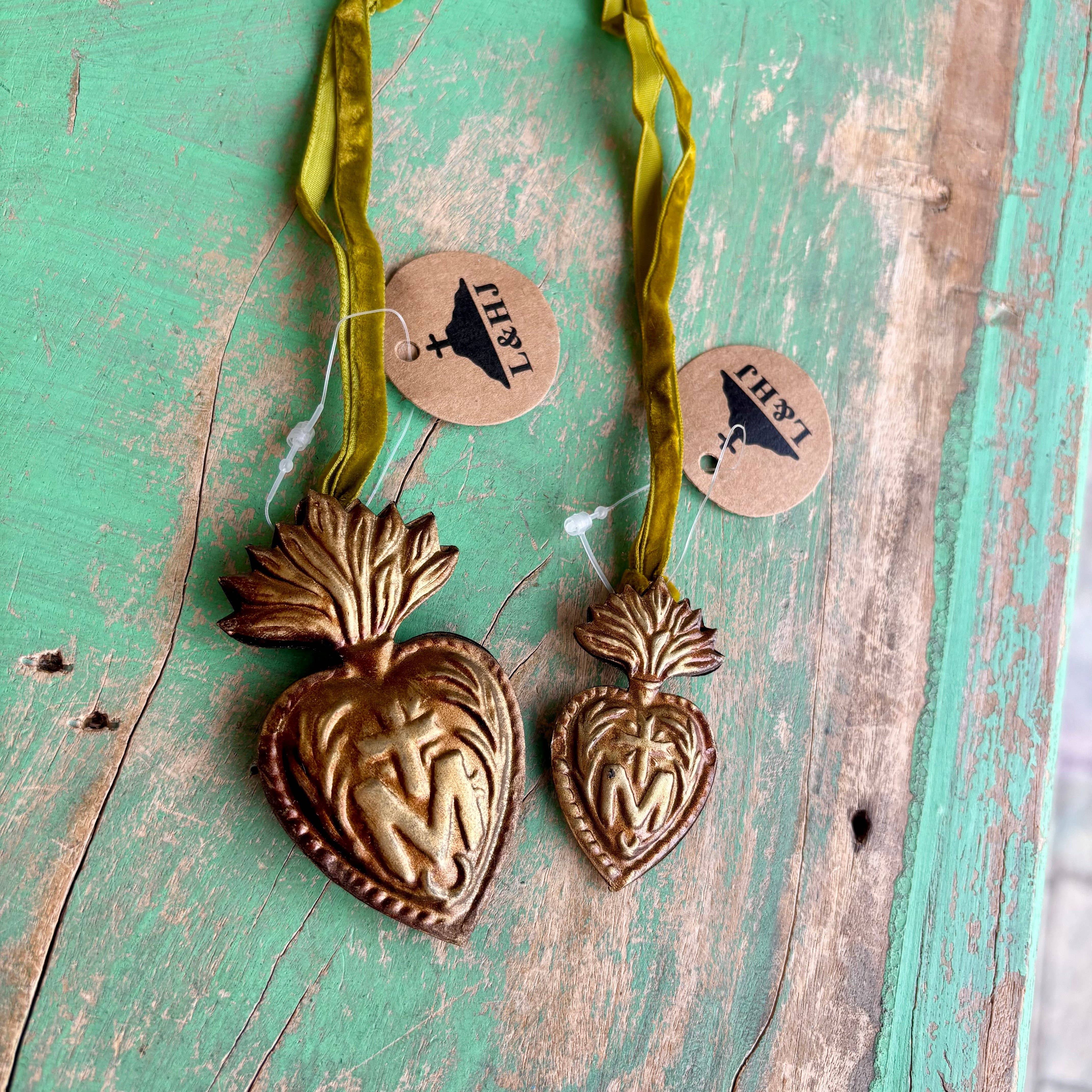 Love and Honor Jesus LLC - Wholesale Ornament - To Jesus Through Mary Sacred Heart Bubble Ornaments2