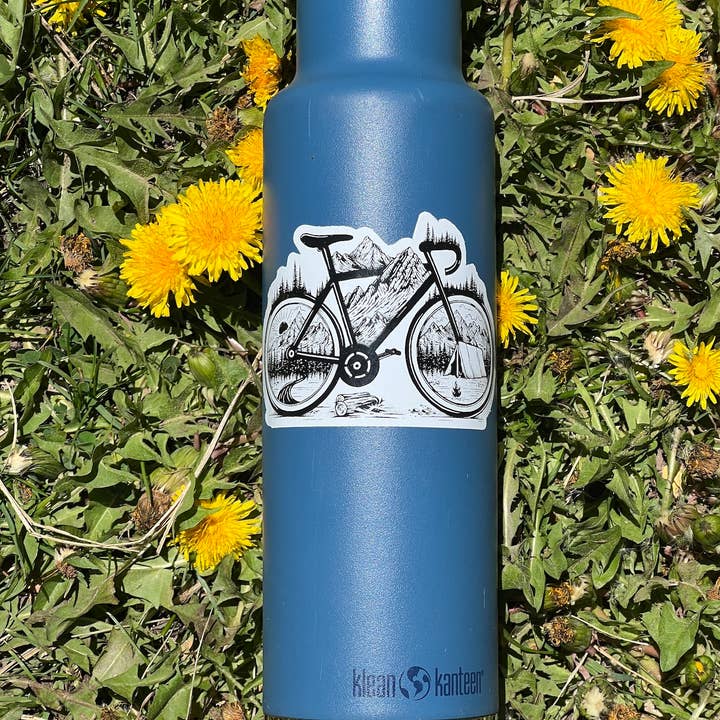 Sticker Art - Wholesale Sticker - Mountain Road Biking Sticker - dishwasher safe bicycle bike 2
