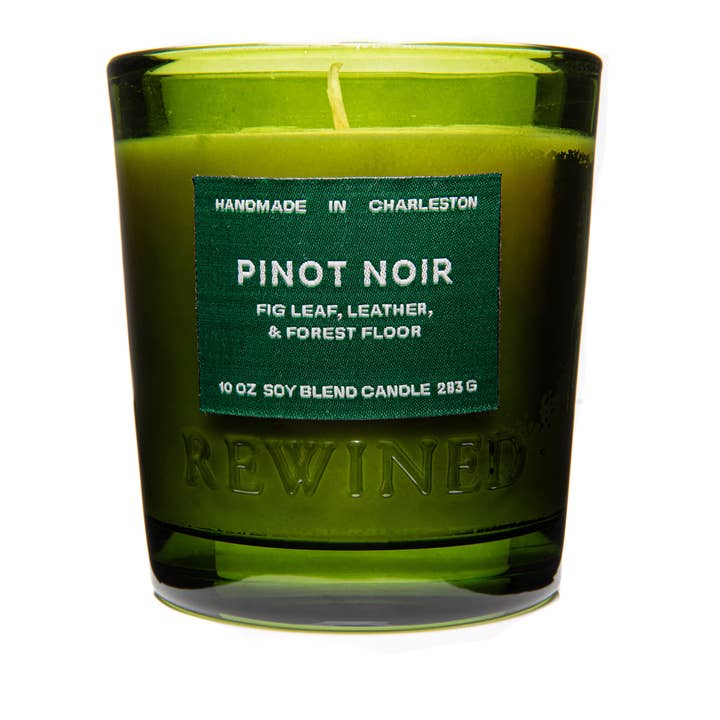 Rewined - Wholesale Jar/filled candle - Rewined Pinot Noir Candle 10 oz2