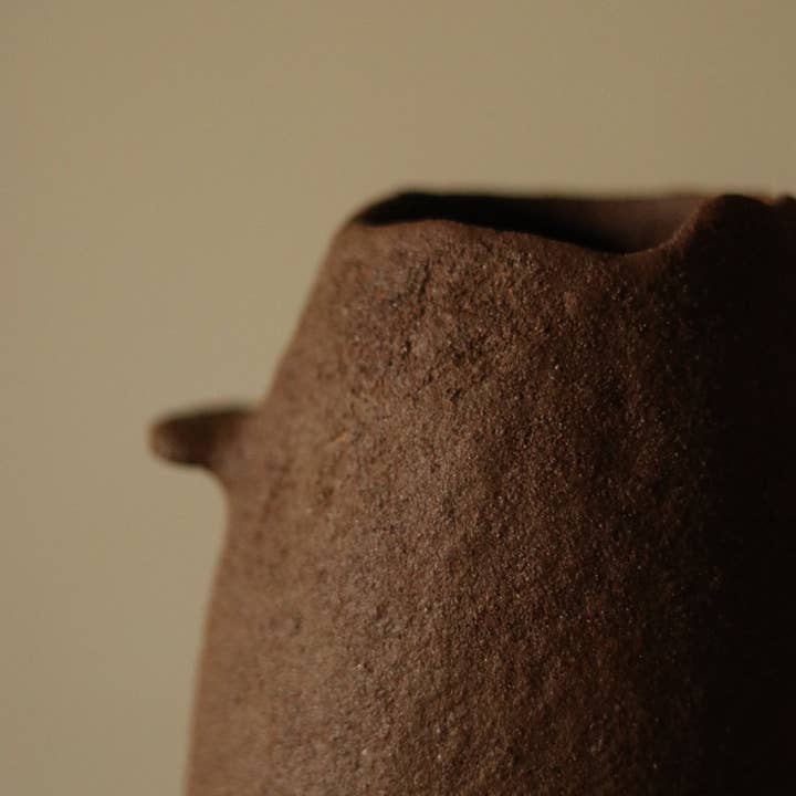 Of The Earth - Wholesale Vase - 10" Gathered Earth Vessel