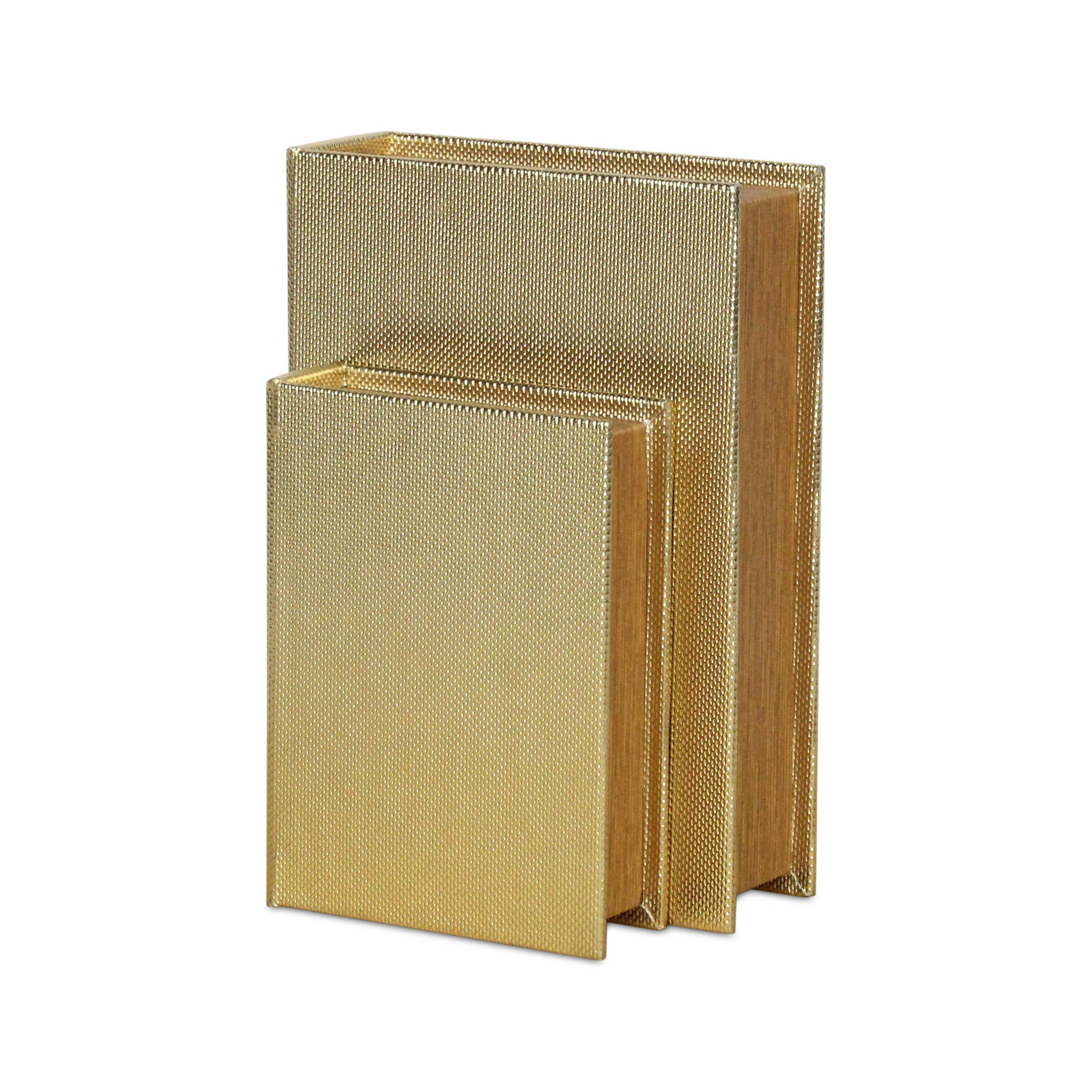 Cheungs Home Decor – Großhandel Dekoschachteln – Liniva Buchbox-Set mit gewebtem Muster aus Vinyl11