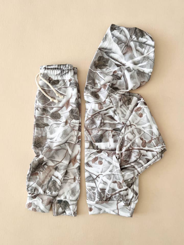 Wholesale Exclusive Hoodie Jogger Set | Camo for wholesale by Lucky Panda Kids