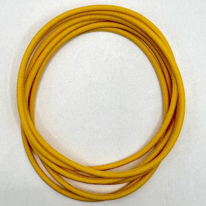 ASAP Craft Supplies - Wholesale Jewelry Set - Women’s Silicone Jelly Bracelet - Stackable - set of 6 - size 7.5”3