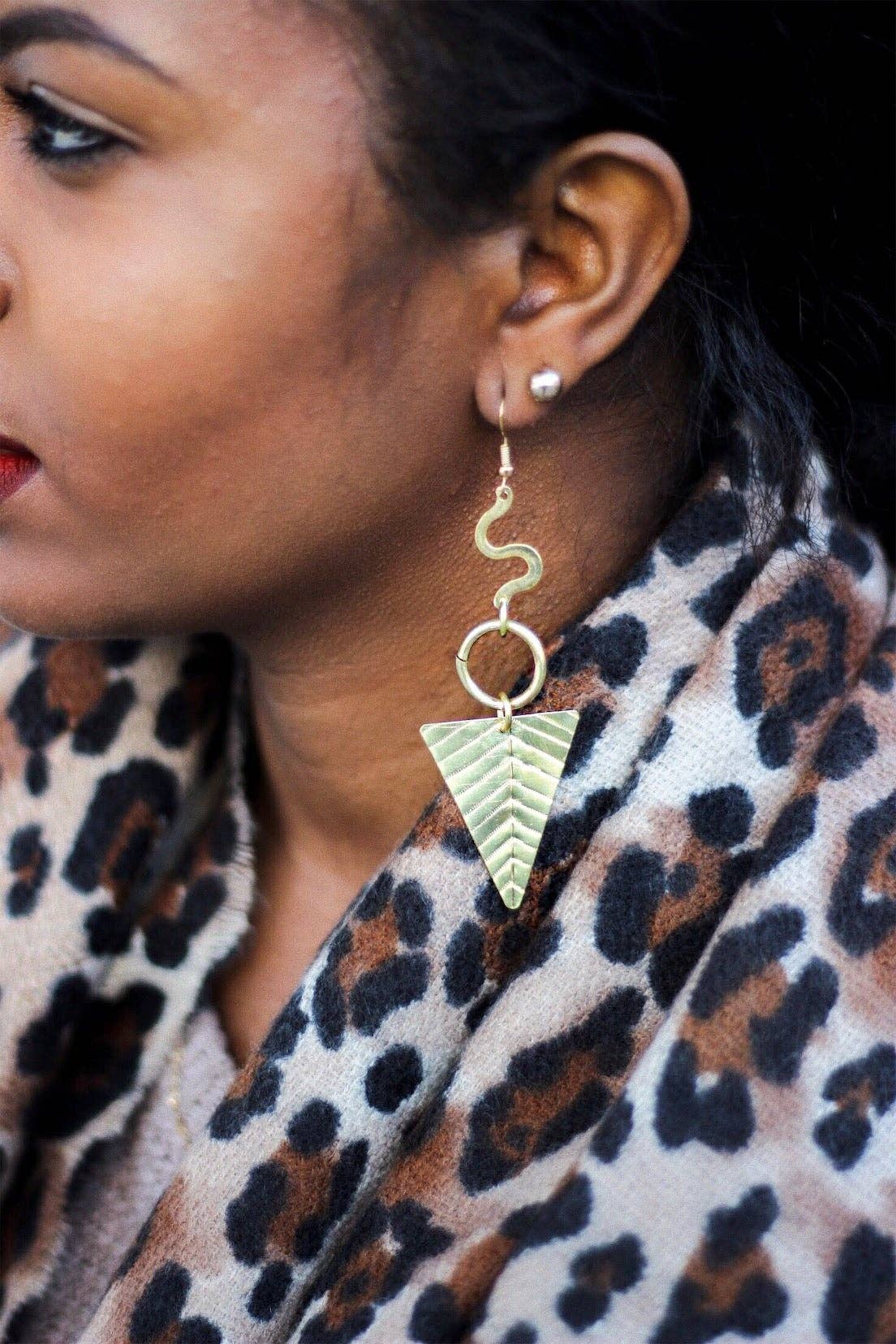 The Afropolitan Shop - Wholesale Dangle Earrings - Egypt Gold African Earrings1