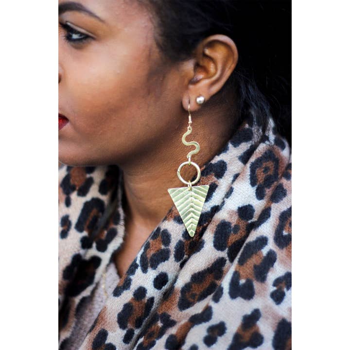 The Afropolitan Shop - Wholesale Dangle Earrings - Egypt Gold African Earrings1