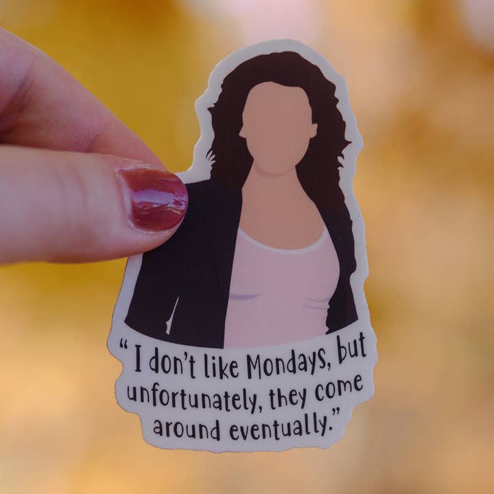Pegatina de Lorelai Gilmore | No me gustan los lunes | para venta al por mayor de JustJennaJThings