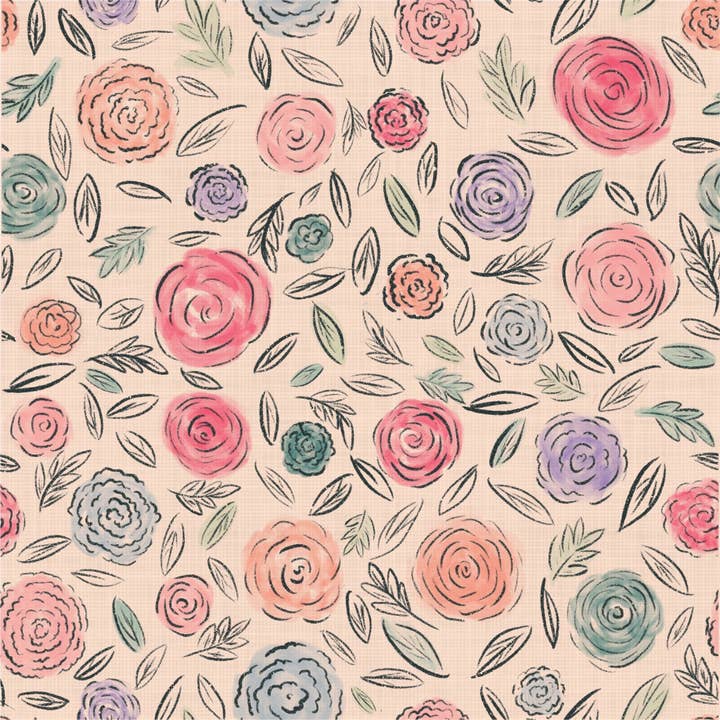 Spring Rose Romper/Dungarees for wholesale by NoodleDoo Handmade