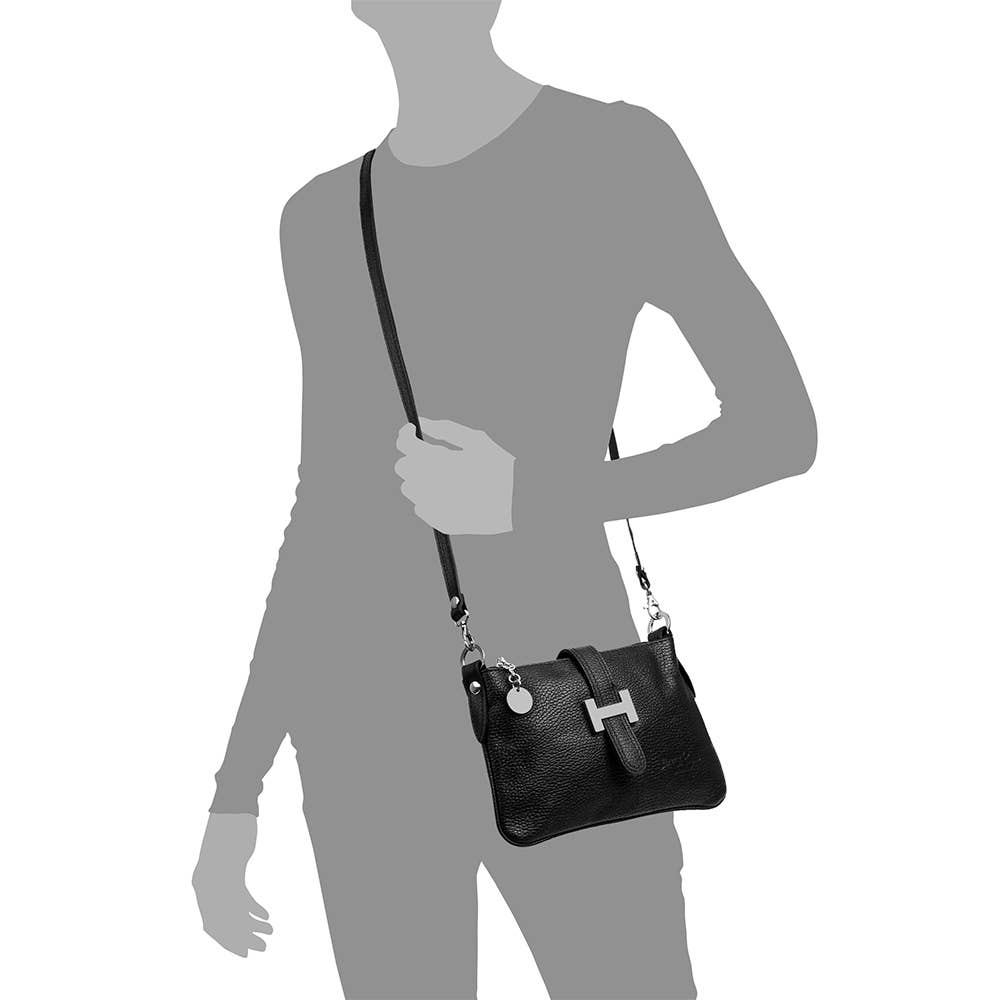 FIRENZE ARTEGIANI – Großhandel Schultertasche – Damen – Allerona Schultertasche Damen. Echtes Leder Dollaro2