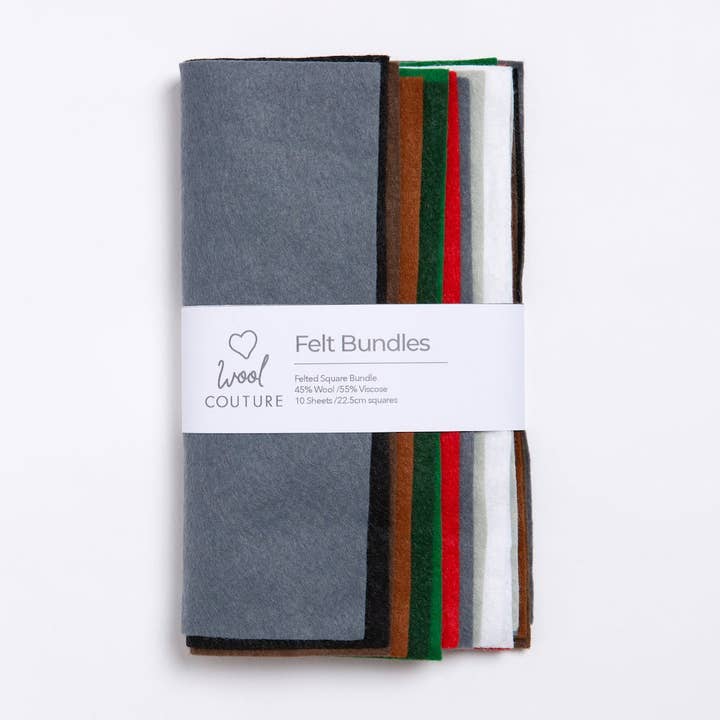 Felt Bundle Christmas for wholesale by Wool Couture Company