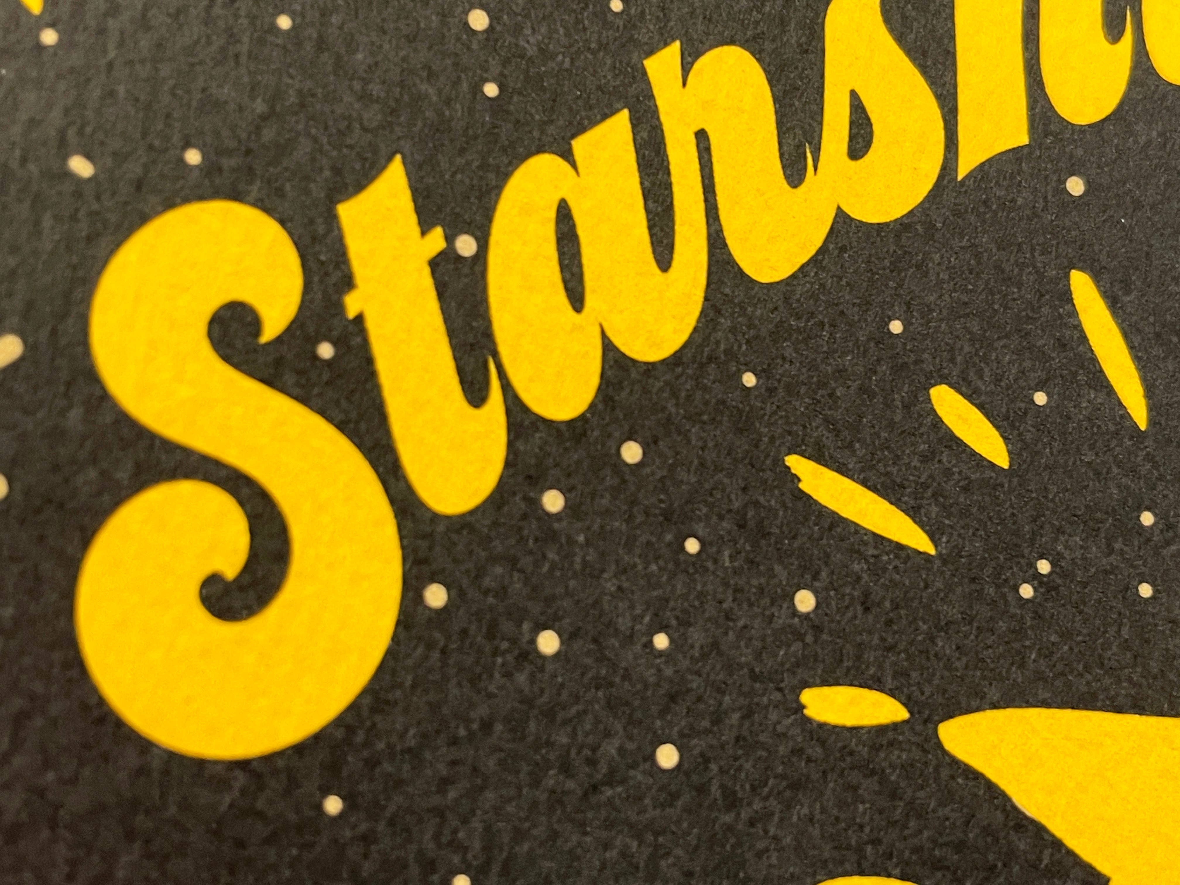 drawn by water - Wholesale Birthday Card - Mini Card Happy Birthday Starshine 3