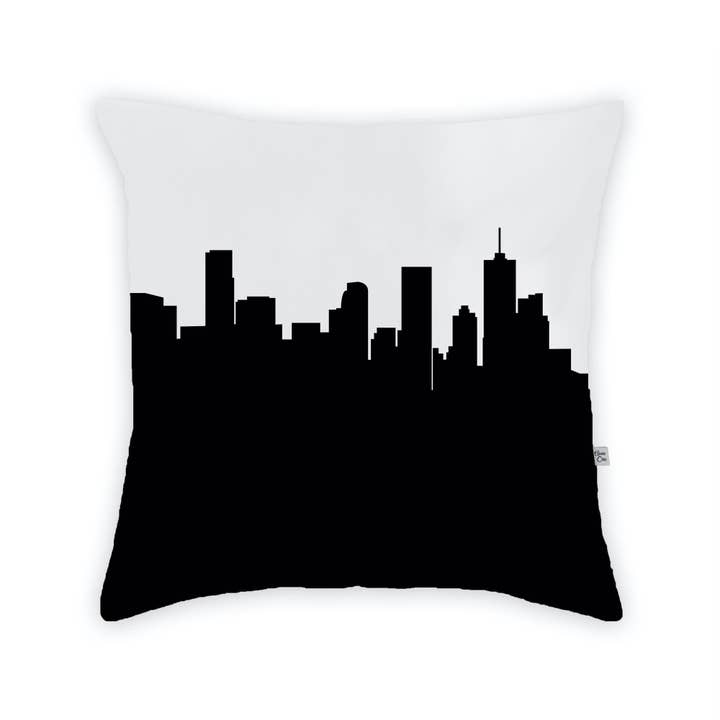 Denver CO Skyline Large Throw Pillow for wholesale by Anne Cate