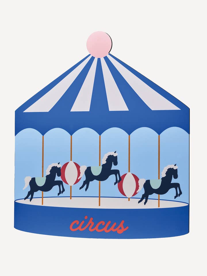 Applique murale en bois - Carrousel pour la vente par chic.mic