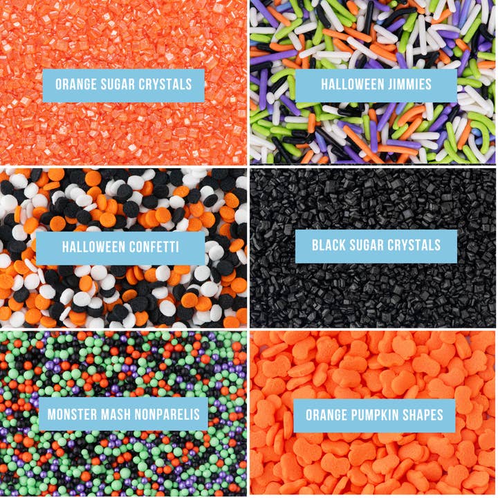 Sweets Indeed - Wholesale Sprinkles - Halloween 6 Cell2