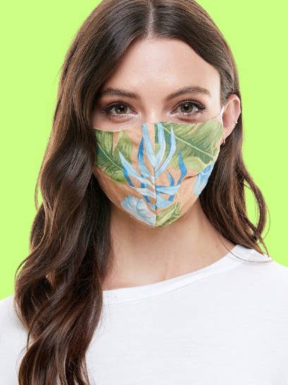 Made in USA Face masks Reversible Reusable woven face mask for wholesale by MILEY + MOLLY