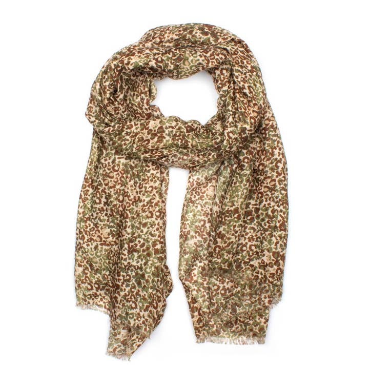 Sciarpa Gent Sjal Grön a fantasia per la vendita all'ingrosso da parte di 7East