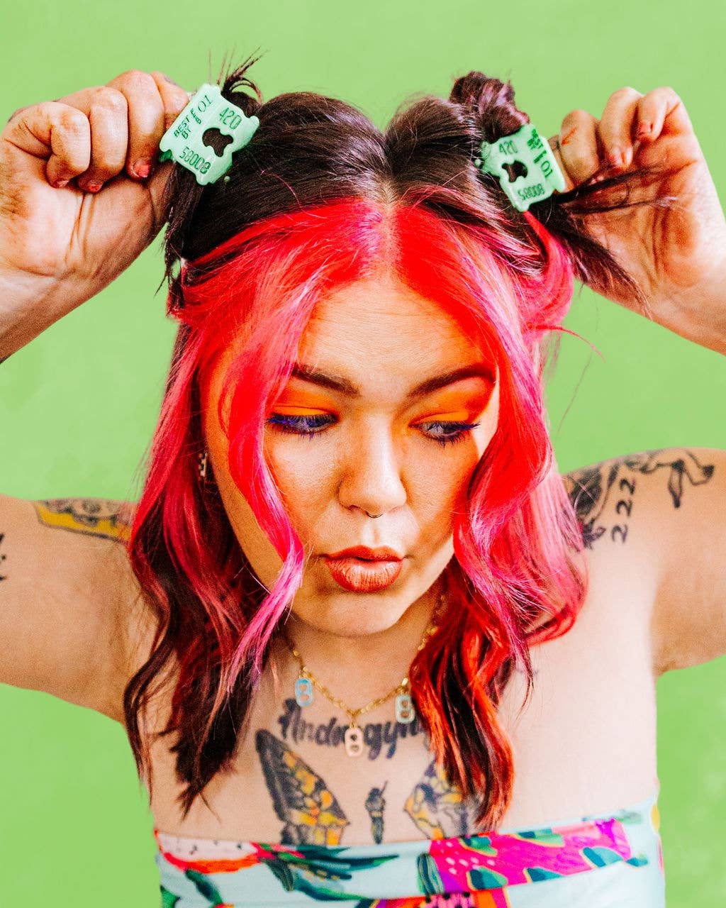 The Peach Fuzz - Wholesale Haaraccessoireset - Dames - Mini haarclip in broodclipstijl3