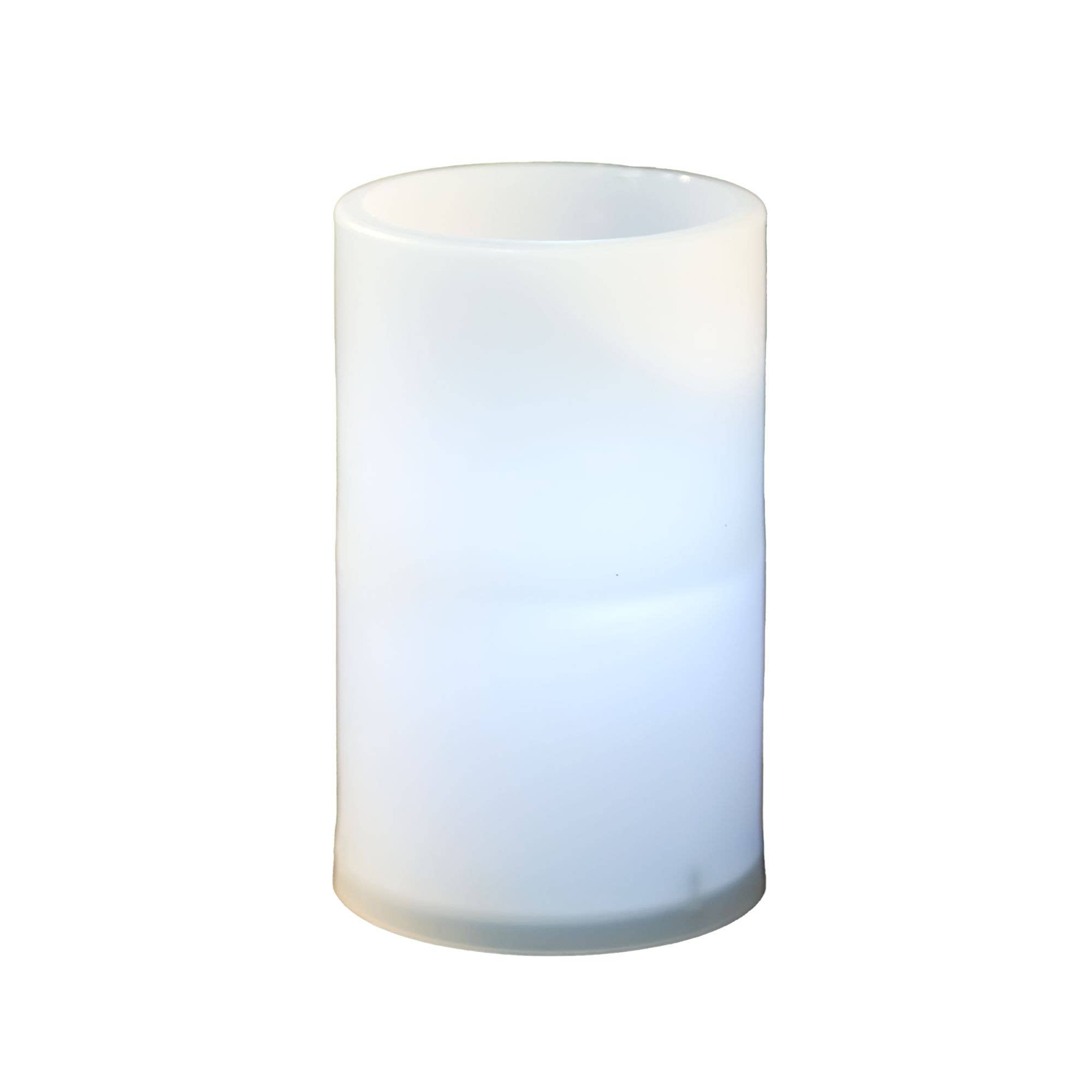Col House Designs - Wholesale Flameless candle - Warm Light White Pillar, 3x51