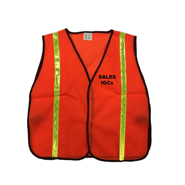 3C Products – wholesale Safety vest – Unisex – SV9200 Poly Mesh Safety Vest With 1" Wide Yellow Pvc Reflect1
