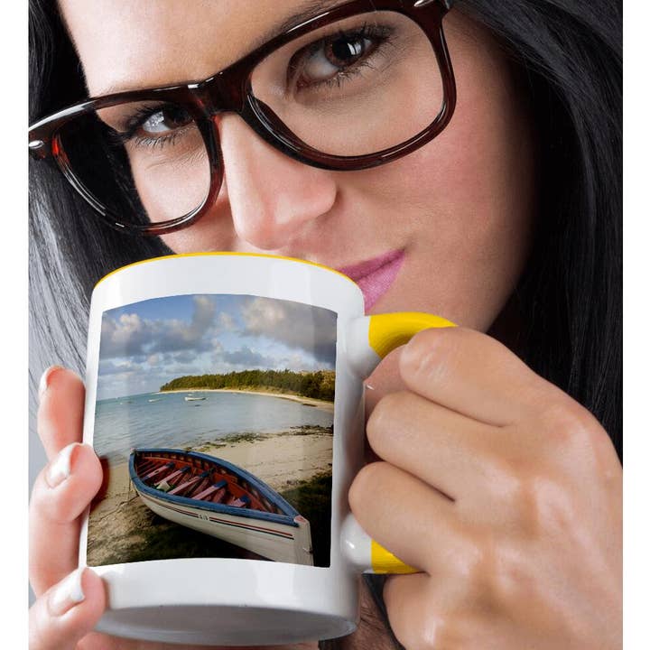 3dRose - Wholesale Coffee Mug - 3dRose, Mauritius, Rodrigues Island, Fishing Boats-AF28 WBI0243 - Walter Bibikow, Mug1
