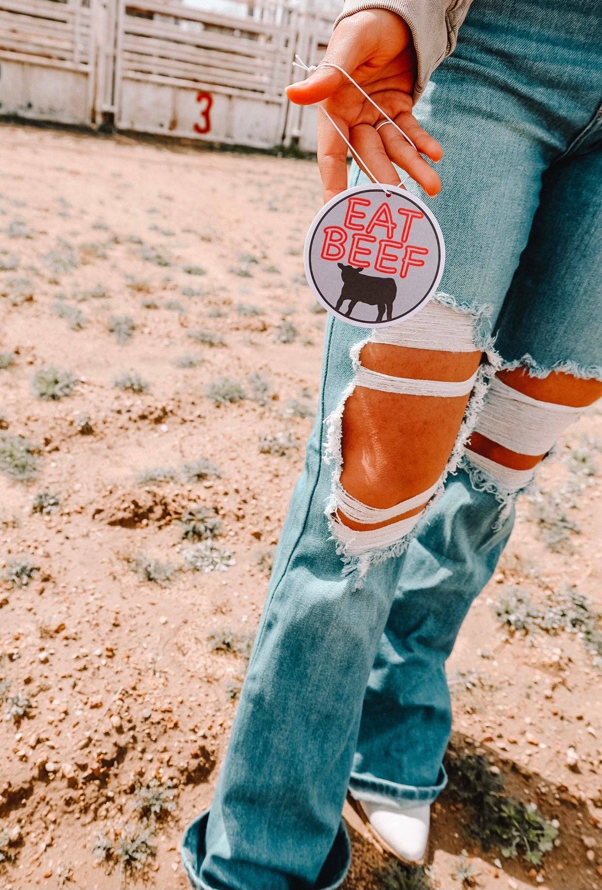 The Front Porch Label - Wholesale Car Freshener - Women's - Eat Beef Air Freshener2