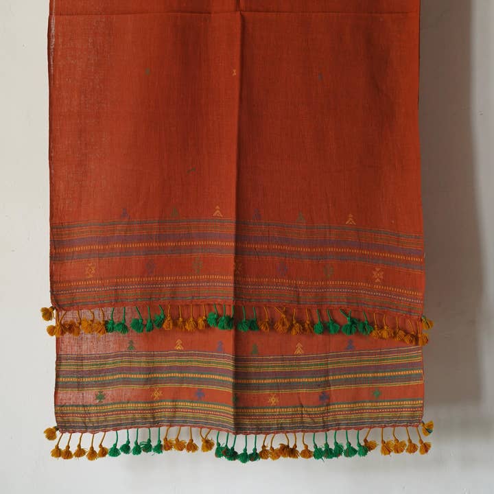 Annahmol - Wholesale Scarf - Unisex - Organic Indigenous Woven Cotton & Natural Dye Scarf56