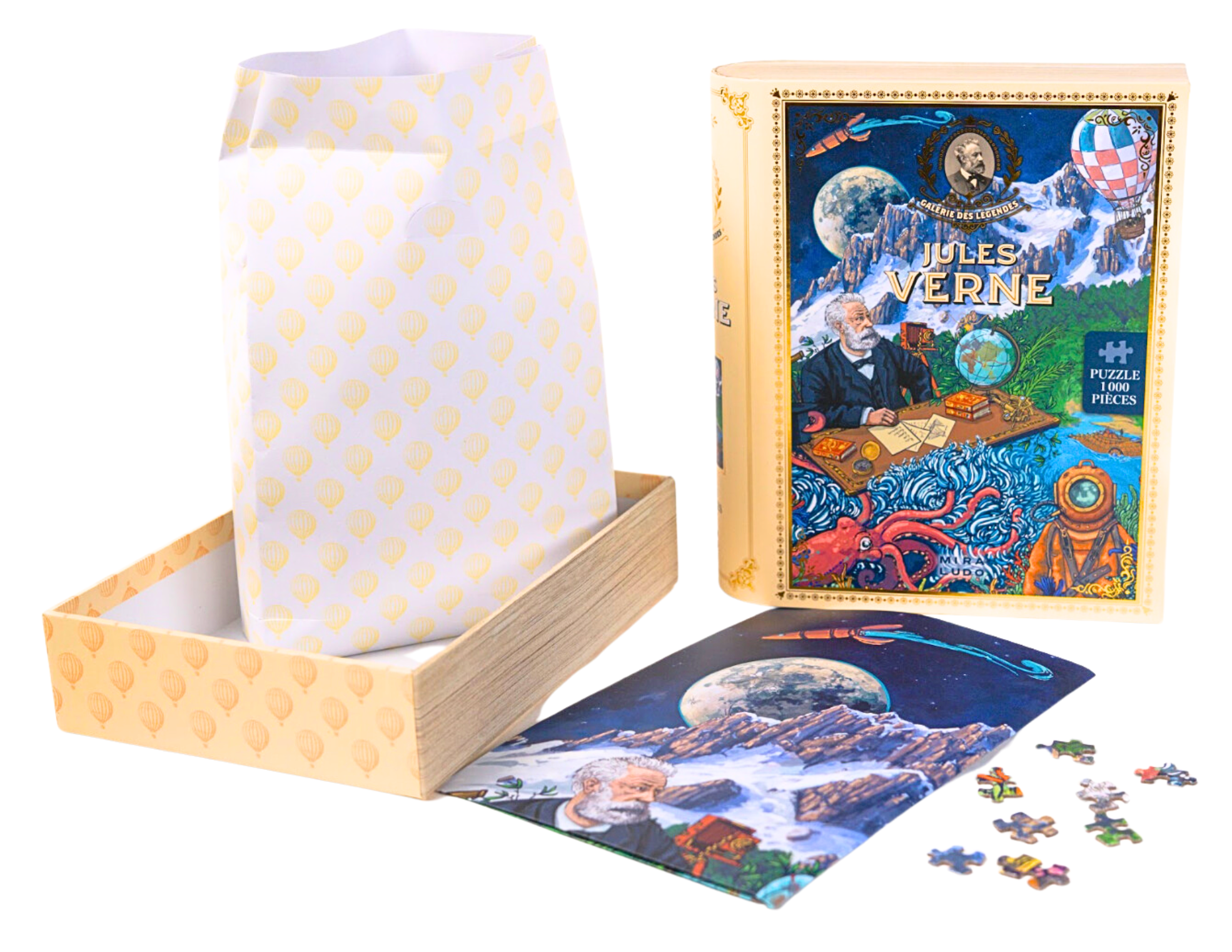 MIRALUDO - Wholesale Puzzle - Adult - Puzzle 1000 pieces - The Gallery of Legends - Book Format5