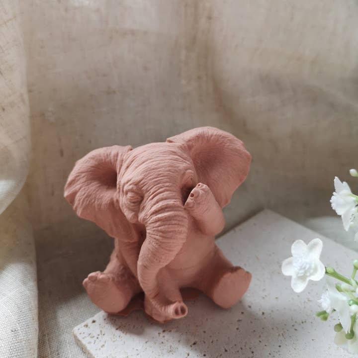 Sweet Happiness - Wholesale Decorative Plate/Dish/Bowl - Elephant "I see nothing"0