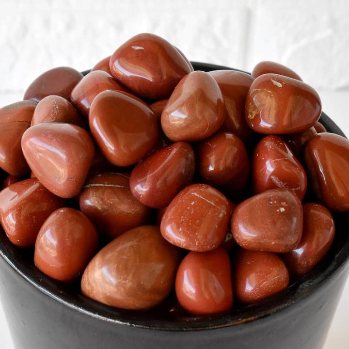 Soothing Crystals - Wholesale Spiritual Stone/Crystal - 1Pc Tumbled Stones | Red Jasper | Healing Tumbled Stones2