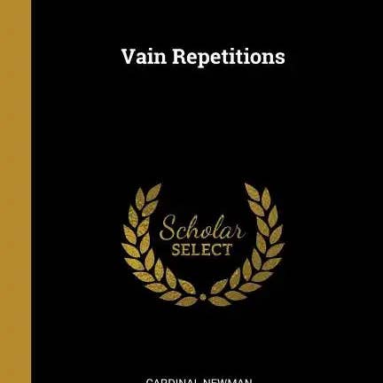Books by splitShops - Wholesale Religion - Vain Repetitions - Paperback
