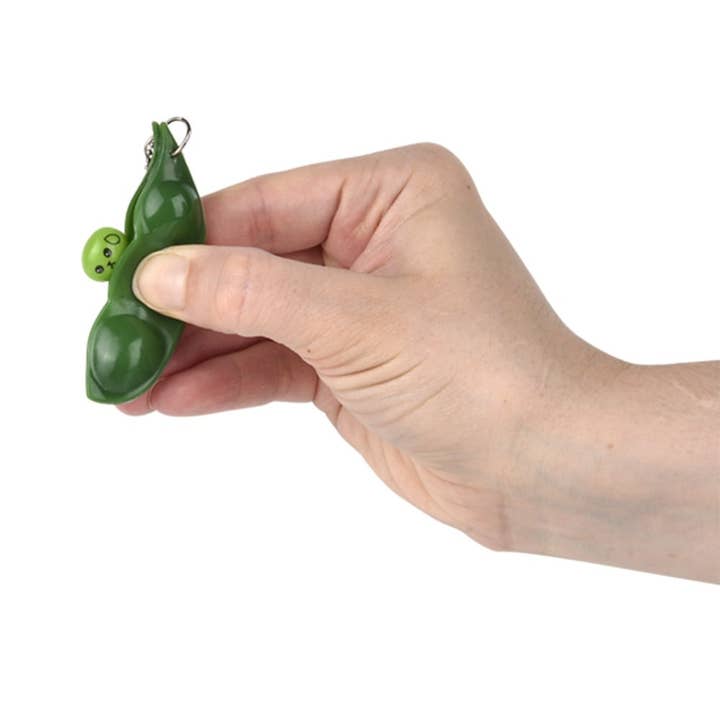 La Luna Bella - Toys - Wholesale Fidget Toy - Kids - FIDGET PEAPOD CLIP ON 2.75" LLB Fidget Toys10