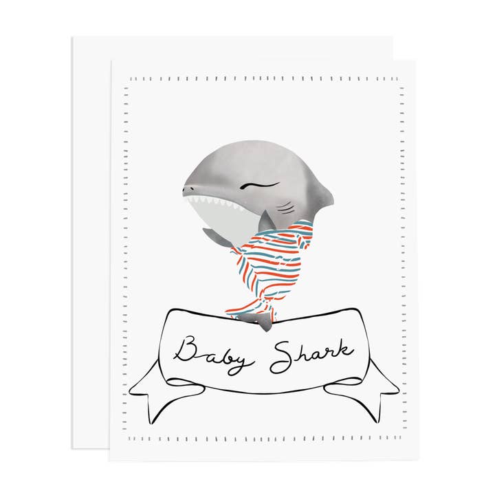 Baby Shark Greeting Card for wholesale by Ramus & Co.