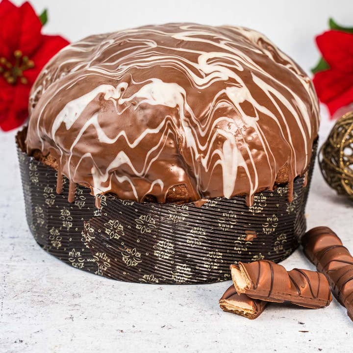 Sicilyaddict - Wholesale Cake - Homemade chocolate and hazelnut panettone CiokoBueno1