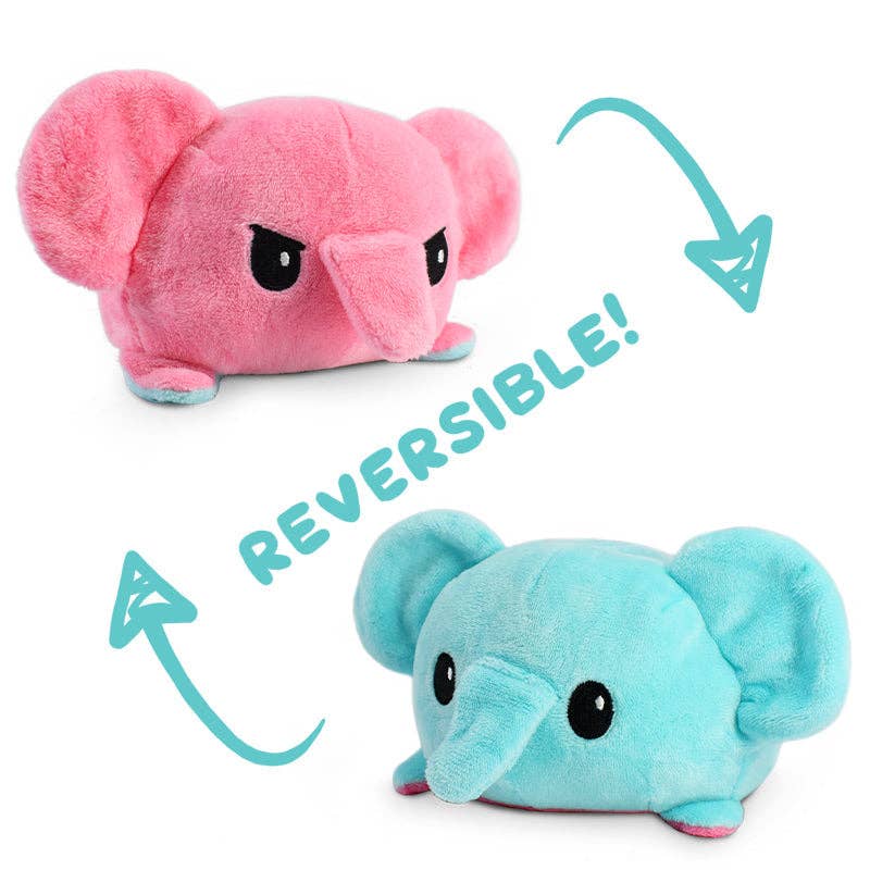 TeeTurtle - Wholesale Stuffed/Plush Toy - Kids & Baby - TeeTurtle Reversible Elephant Plushie0