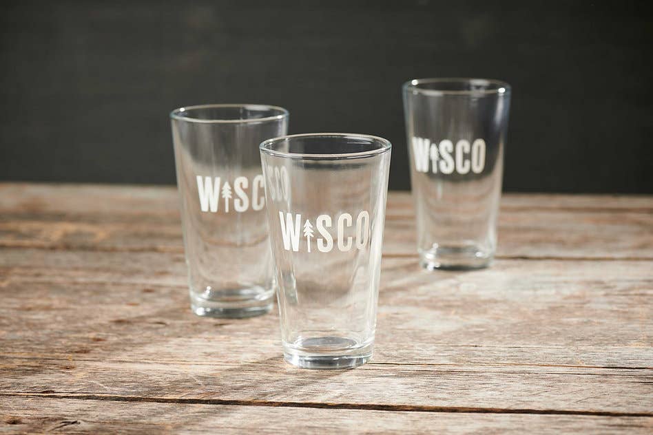 Wisco Clothing Co. - Wholesale Beer Glass/Mug - WISCO Pint Glass5